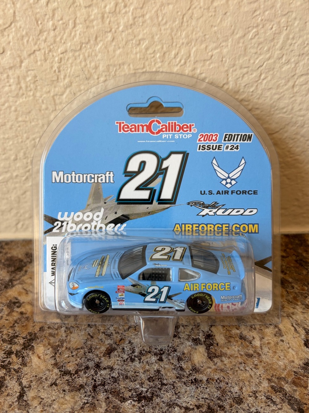 🏁Team Caliber Air Force #21 Ricky Rudd 2003 Die-Cast Race Car